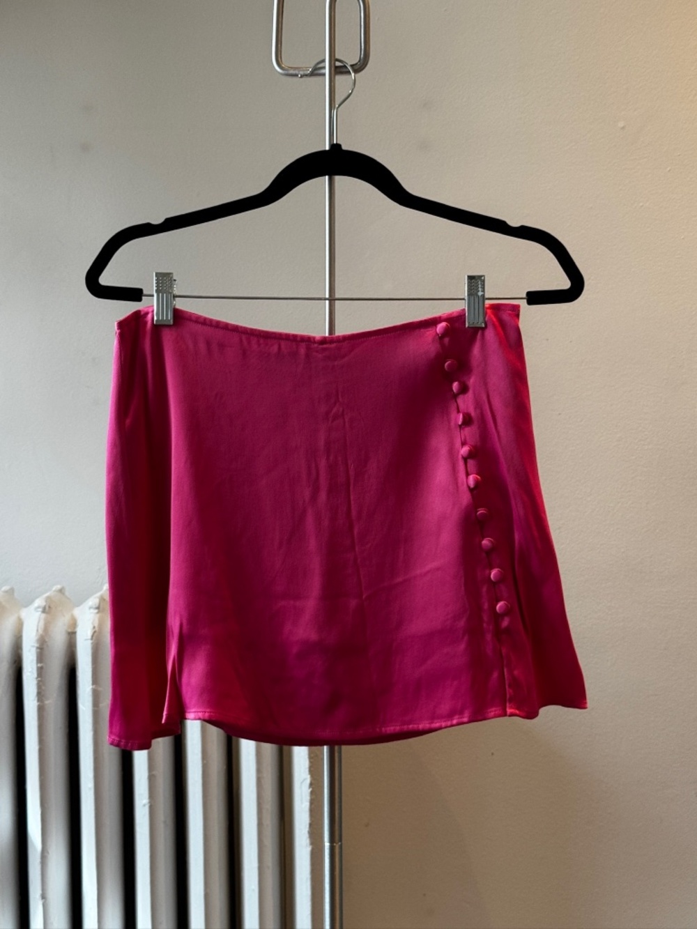 Zara Satin-like Mini Skirt